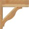 Ekena Millwork Funston Block Rough Sawn Outlooker, Western Red Cedar, 8"W x 26"D x 26"H OUT08X26X26FST05RWR - alternate 2